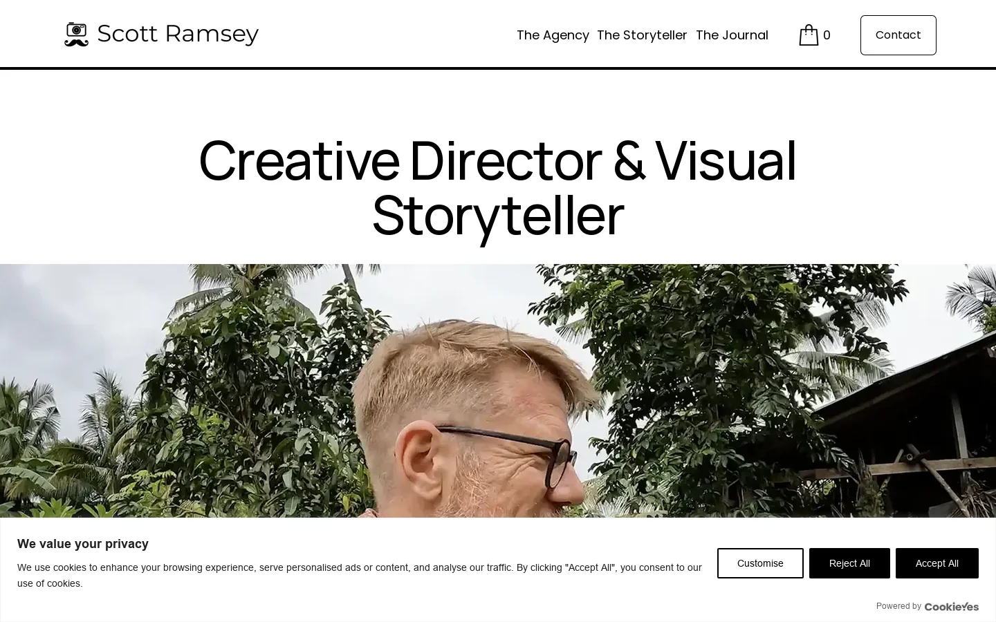 Scott Ramsey Homepage screenshot