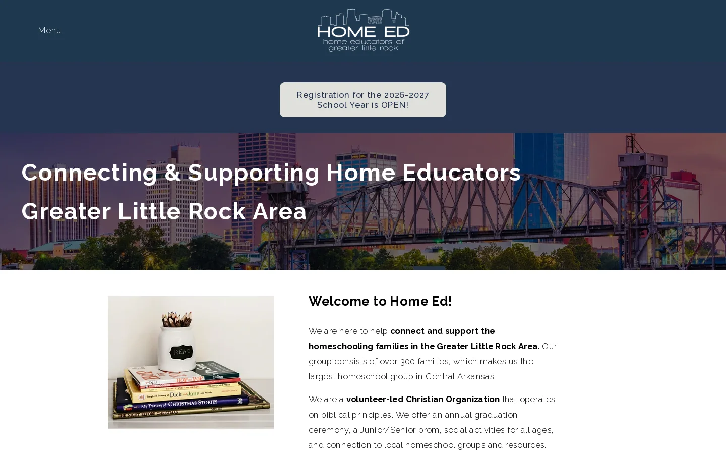 Home Educators of Greater Little Rock Homepage screenshot