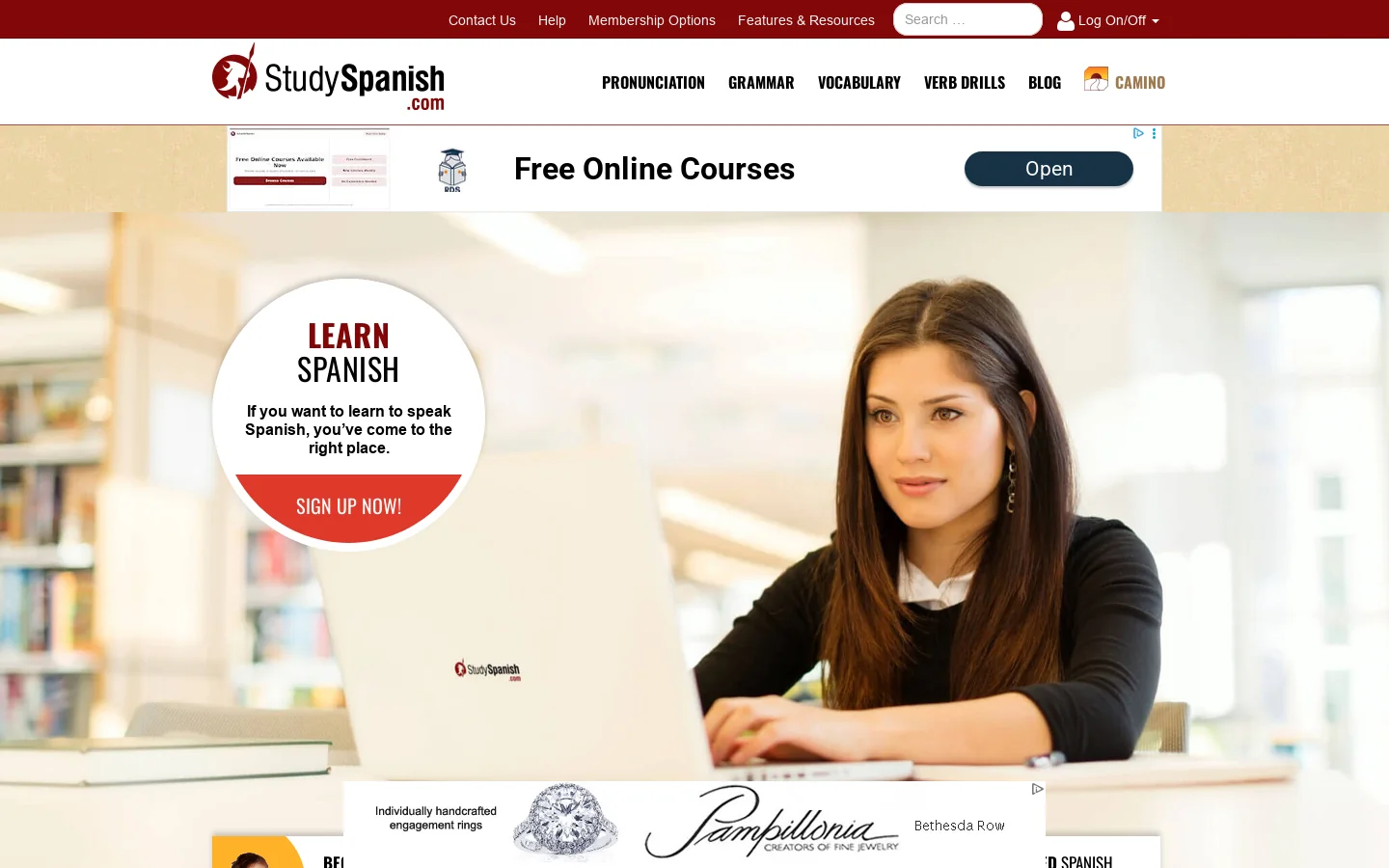 StudySpanish studyspanish.com StudySpanish provides educational videos, lessons, tutorials, or self-learning resources. ↗ Homepage screenshot