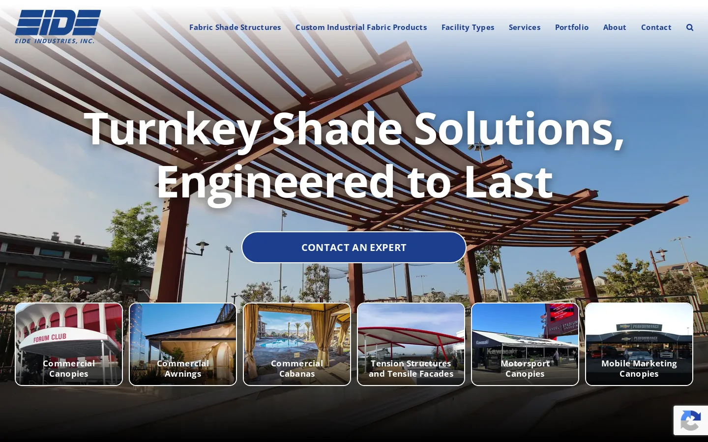 Eide Industries Homepage screenshot
