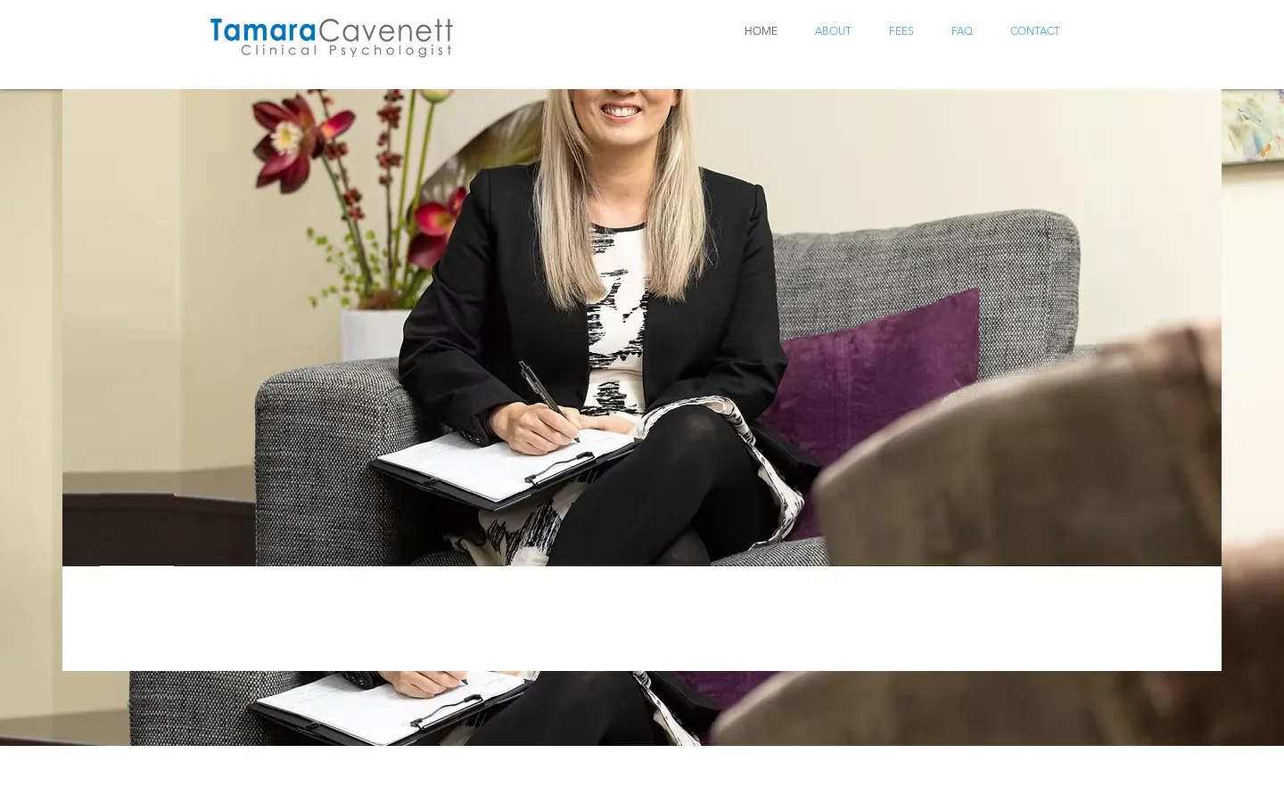 tamara cavenett Homepage screenshot
