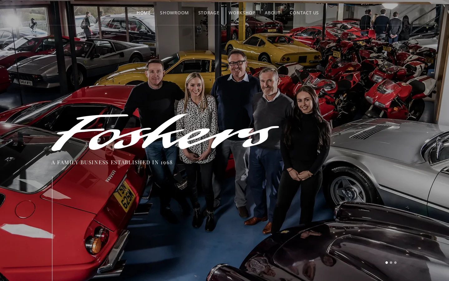 Foskers Homepage screenshot