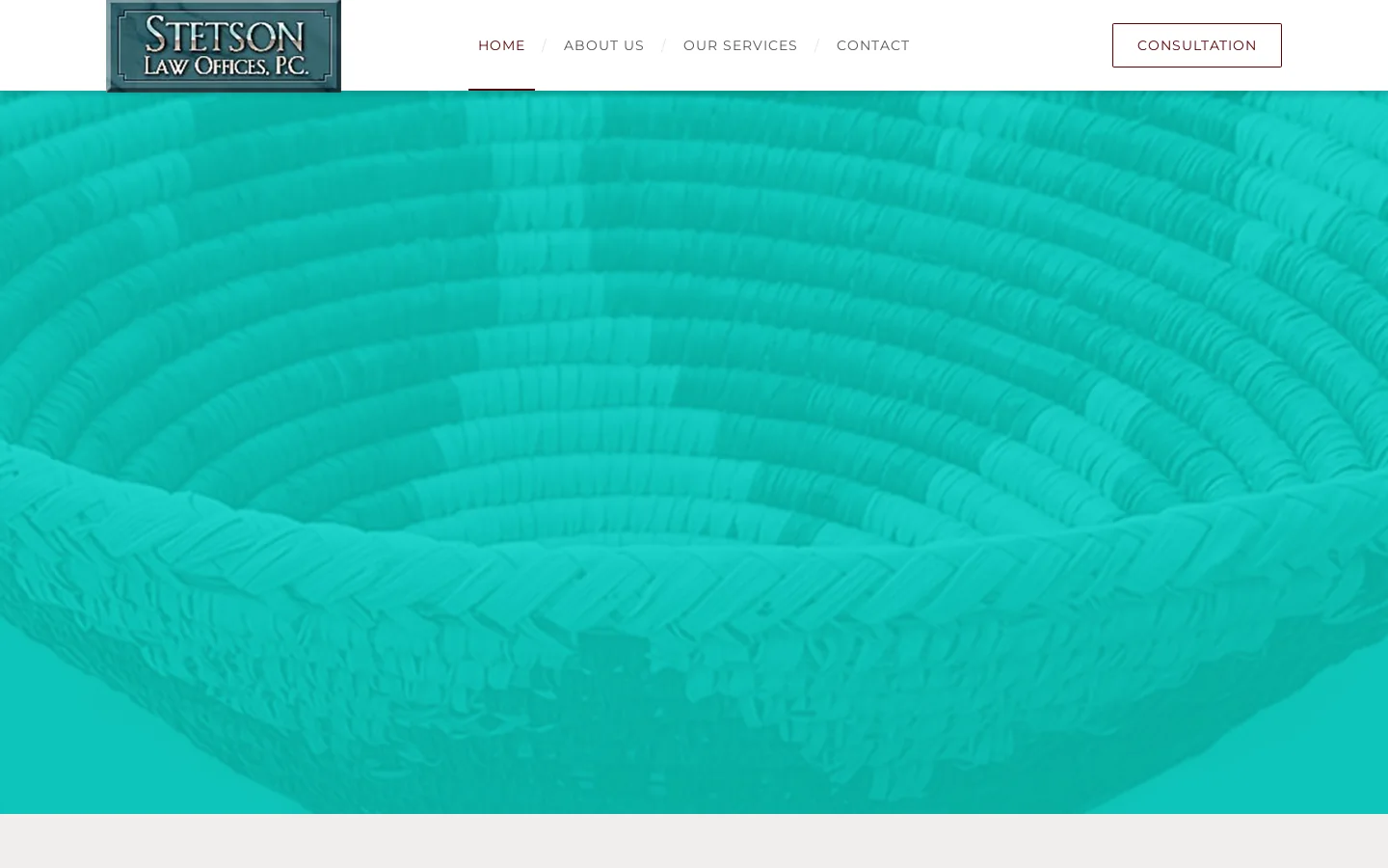 Stetson Law Homepage screenshot
