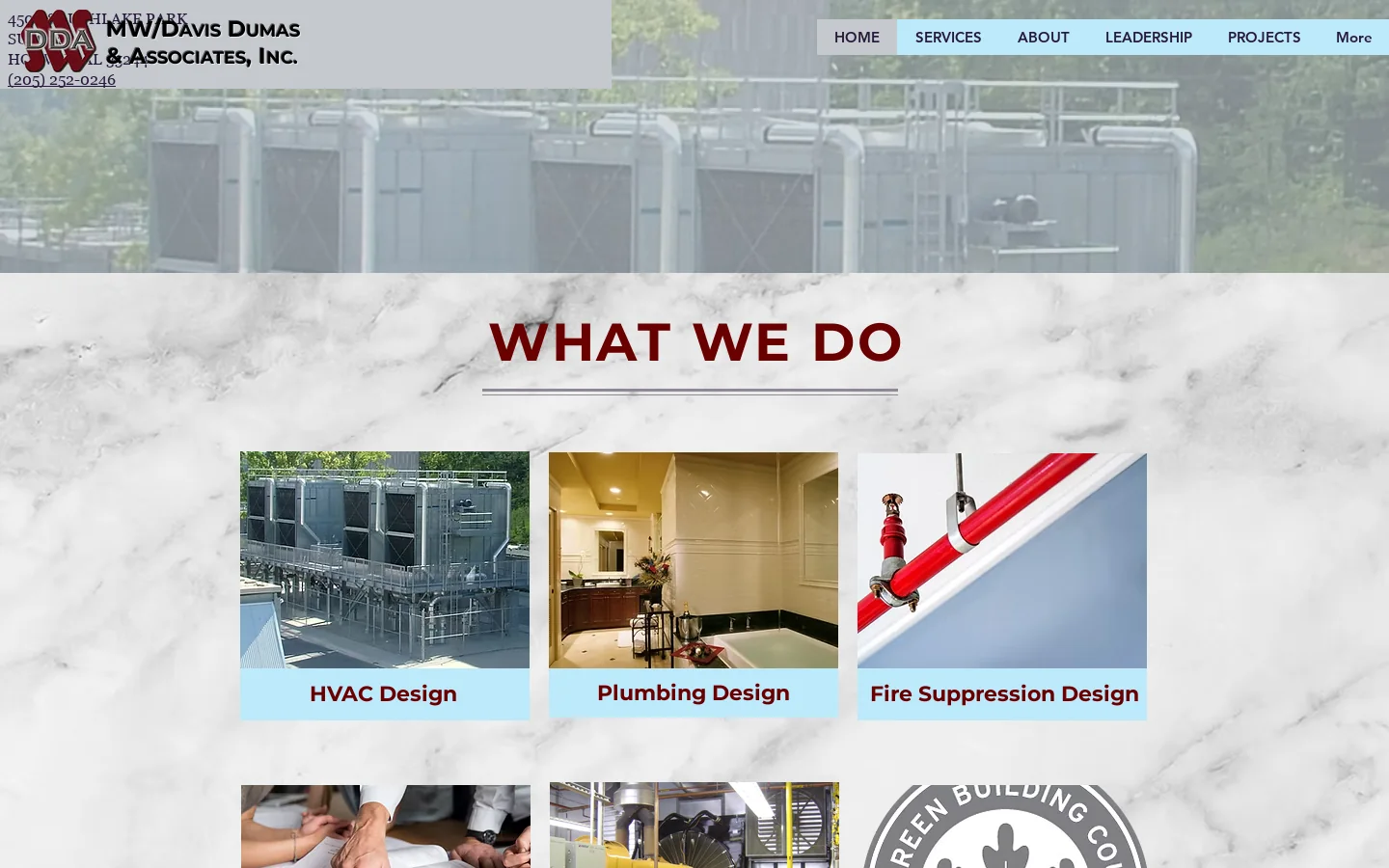 MW/DDA Homepage screenshot