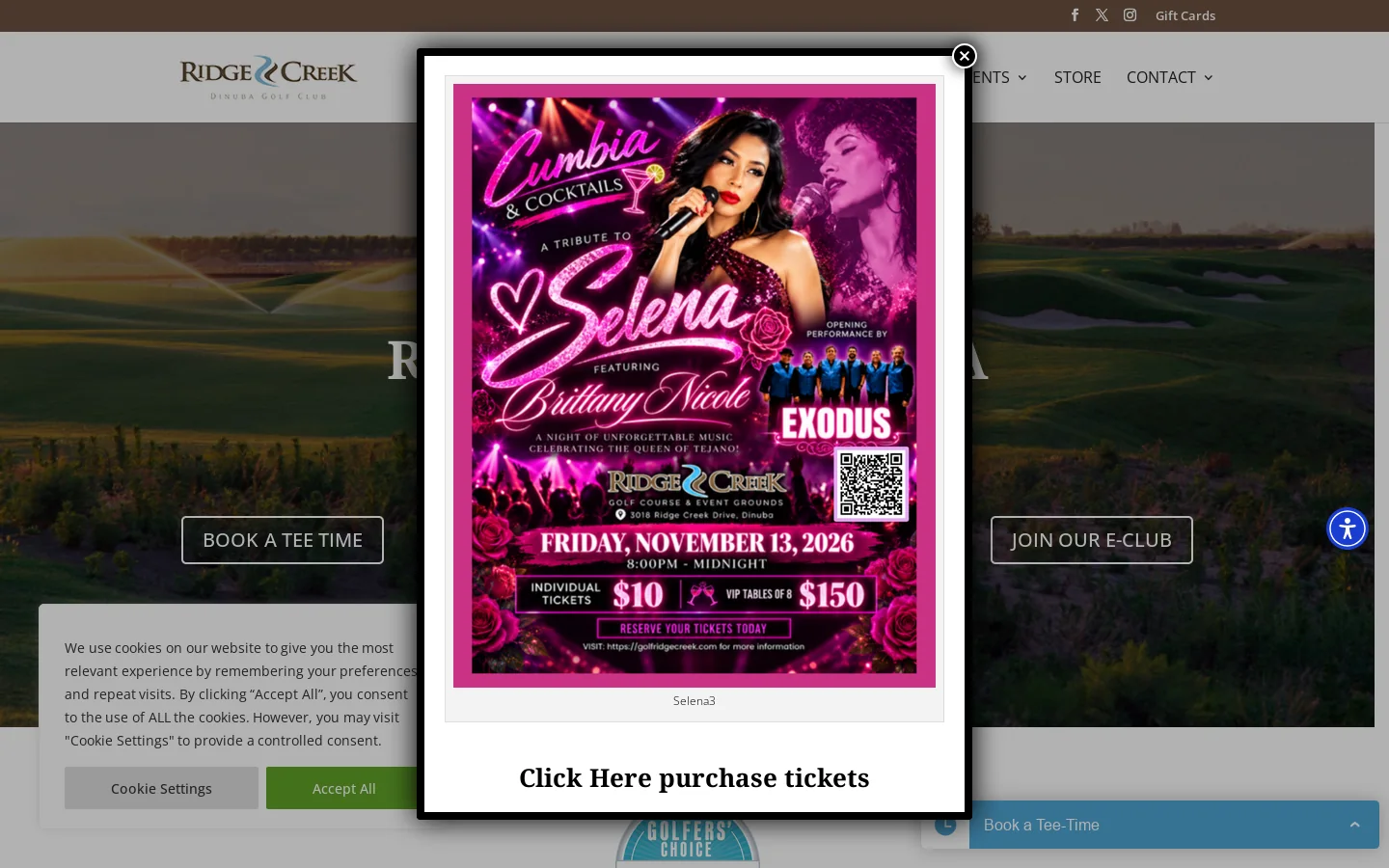 Ridge Creek Dinuba Golf Club | Dinuba, CA | Kemper Sports Homepage screenshot