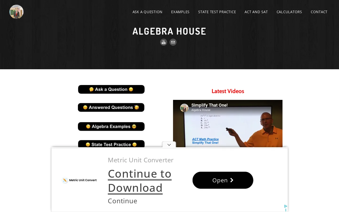 Home Homepage screenshot