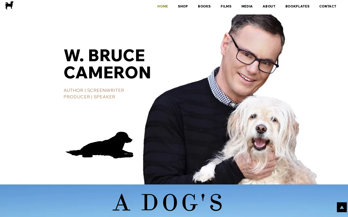 W. Bruce Cameron Homepage screenshot