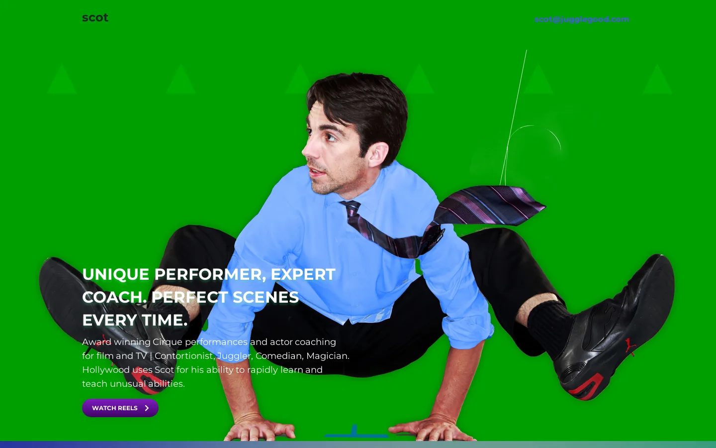 Juggler, Contortionist, Magician, Circus : Los Angeles Juggler, Lessons, Coach, Teacher, Performer for Hire Homepage screenshot