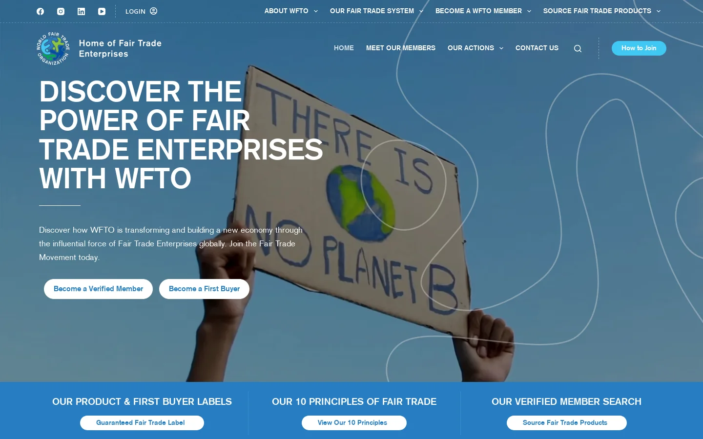Discover The Power Of Fair Trade Enterprises With WFTO Homepage screenshot