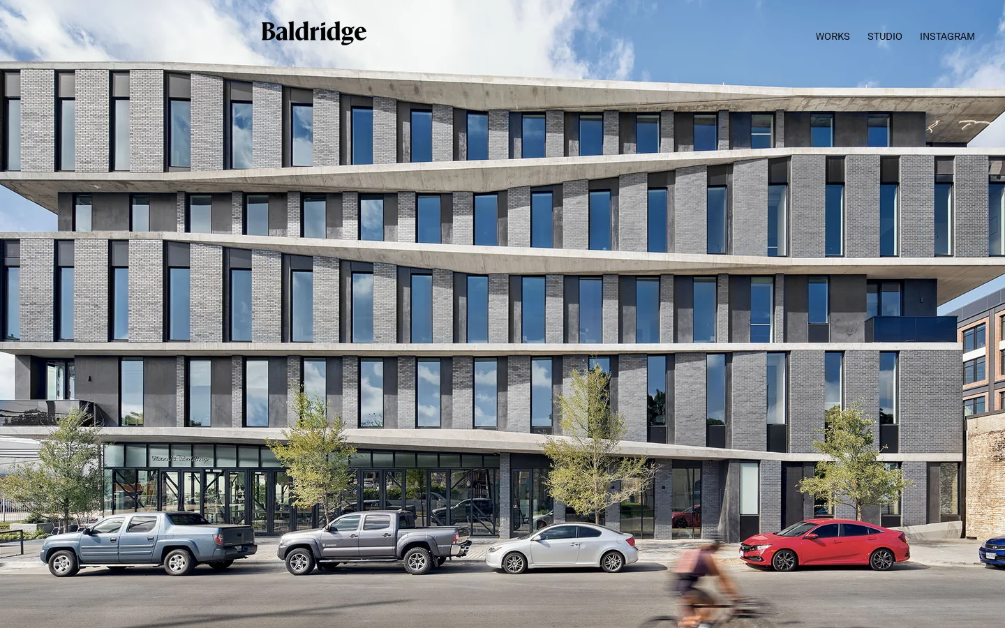 Baldridge Architects Homepage screenshot